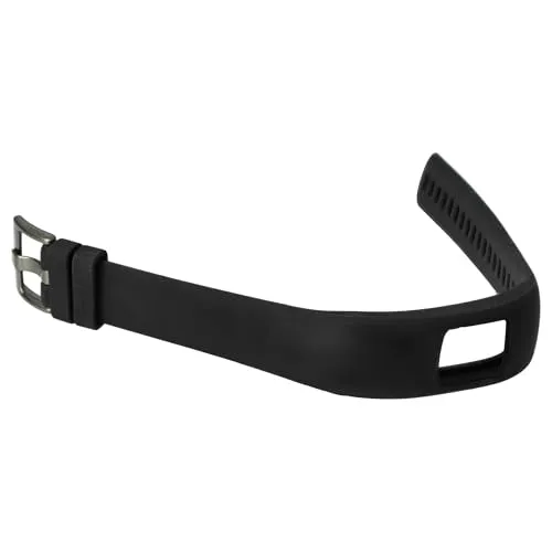 vhbw Ersatz Armband kompatibel mit Garmin Vivofit 4 Fitnessuhr, Smartwatch - 23 cm Silikon schwarz