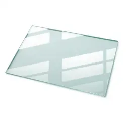 Tulup Tischplatte Glasplatte für Couchtisch 120x80 cm - Zubehör für Möbel, stilvolle transparente Glasplatte für modernen Couchtisch, ideal für elegantes Wohndesign.
