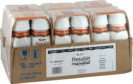 Fresubin Energy Fibre Drink Mischkarton - 4x200ml - Drogerie & Körperpflege, nährstoffreicher Trinknahrungsdrink mit Ballaststoffen zur Unterstützung einer ausgewogenen Ernährung.