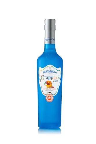 Grappino Twist Mango und Pfeffer - von Bertagnolli - die Innovation -Flasche 0,50 Liter - 28% Vol.- die neue Art Grappa zu trinken