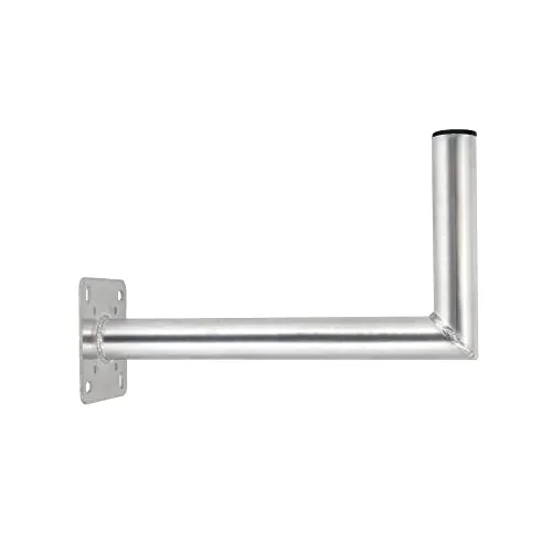 Premium X 40cm SAT Wandhalter ALU TÜV - Halterungen für Satellitenschüsseln – Robuste 40 cm Aluminium Wandhalterung für Satelliten-Spiegel bis 100 cm, TÜV-geprüft für höchste Sicherheit und präzise Ausrichtung.
