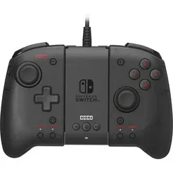 Hori Split Pad Pro Attachment Set - Schwarz, Full-Size Controller-Erlebnis für Nintendo Switch im Handheld-Modus, komfortabel und präzise für lange Gaming-Sessions