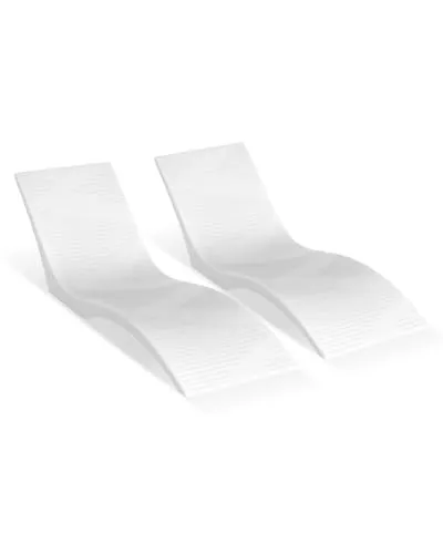 VEVOR Liegestühle 2 STK. Chaiselongue Liegestühle für den Innenbereich des Pools für Wassertiefen bis zu 12,7 cm, im Pool befestigt und auf dem Wasser schwimmend, geeignet für alle Pooltypen