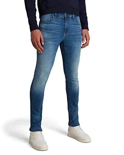 G-STAR RAW Herren Revend Skinny Jeans - Moderne Skinny Jeans mit schmaler Taille, tief sitzend und eng anliegend für einen trendigen Look.