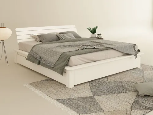 Schubkasten OTTO HOME "Antri", weiß, B:192cm H:21cm T:68cm - Praktischer Schubkasten für dein Bett, optimal für zusätzlichen Stauraum. Hochwertiges Massivholz in stilvollem Weiß, ideal für eine elegante Raumgestaltung.