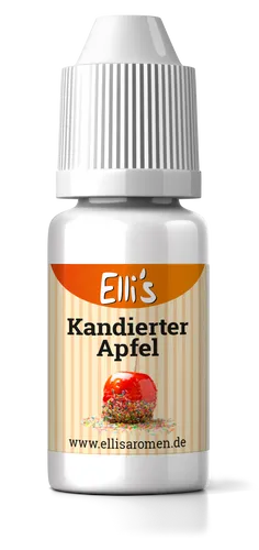 Ellis Lebensmittel Aroma  -  Geschmack: Kandierter Apfel - 10ml Konzentrat
