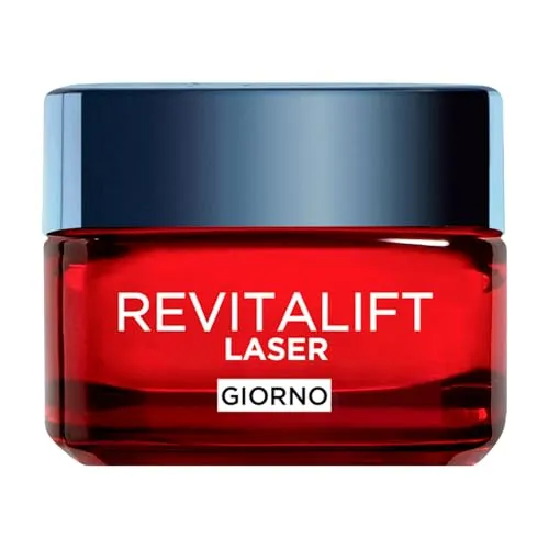 L'Oréal Paris Revitalift Laser X3 Tagespflege - Anti-Aging Tagescreme mit 3-fach Wirkung: Faltenkorrektur, Hautfestigung und definierte Konturen. Ideal für alle Hauttypen, mit Hyaluronsäure für sichtbar straffere Haut in nur 4 Wochen.