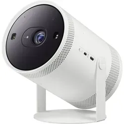 Samsung Die Freestyle Gen2 Projektor - Rotierender Smart TV in Weiß - Erleben Sie Kino-Feeling mit dem Samsung Die Freestyle Gen2 Projektor. Mit 30-100 Zoll Bildgröße und einfacher Einrichtung ist er ideal für jeden Raum. Genießen Sie Smart TV-Funktionen und beeindruckenden Klang!