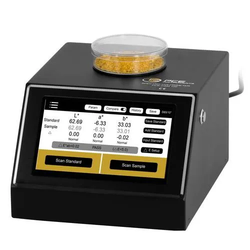 PCE Instruments PCE-CSM 100 Spektralphotometer - Präzises Tischmessgerät zur objektiven Farbprüfung in der Industrie. Mit schneller Messzeit und umfassender Farbdatenanalyse für effiziente Qualitätskontrolle.