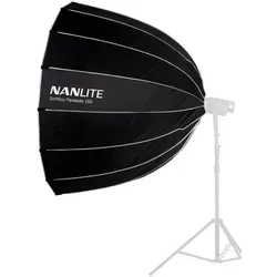 NANLITE Parabol-Softbox SB-PR-150 - 150 cm Ø Softbox für Forza Lights mit Bowens Mount, bietet gleichmäßige Lichtverteilung und kreative Lichtgestaltung für professionelle Fotografie.