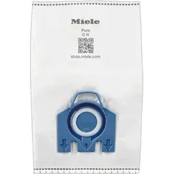 Miele HyClean Pure Staubsaugerbeutel Typ G/N - Nr. 12421130 - Haushaltsgroßgeräte mit 99,99% Filtrationsleistung durch das Miele AirClean-System und umweltfreundlichem Design aus 80% Rezyklat. Ideal für zahlreiche Miele Modelle.