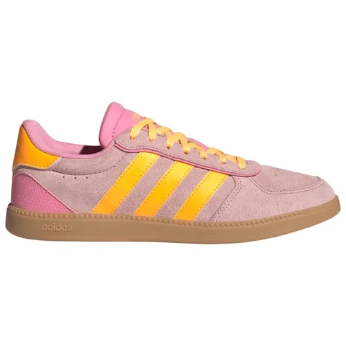 adidas Damen BREAKNET Sleek Shoes, Bliss pink/Lucid Tangerine/Gum 3, 44 EU - Stylische Damen Sneaker mit regulärer Passform und komfortablem Leder-Obermaterial. Ideal für den Alltag und trendige Looks.