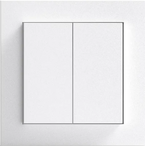SNCZFOH-3-AT - Friends of Hue Smart Switch für GIRA System 55 - Kabelloser Schalter für Philips Hue mit minimalistischen Design, der bis zu 50 Lampen steuert. Ideal für GIRA System 55, keine Batterien nötig, einfache Installation und Nutzung.