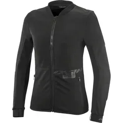 Ixon Arma Damen Motorrad Textiljacke - Schwarz, Größe L - Robuste Motorradjacke aus Softshell mit 2 praktischen Eingrifftaschen und 2 Innentaschen. Ideal für Fahrten bei jedem Wetter und optimalen Tragekomfort.