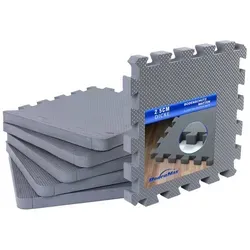 Bodenschutzmatte XXL - Extra dicke 2.5cm Puzzlematten für Fitness - Sportgeräte-Matten: Diese rutschfeste Bodenschutzmatte aus EVA Schaumstoff bietet optimalen Komfort und schützt den Boden vor Kratzern und Stößen, ideal für Fitnessgeräte und vielseitige Anwendungen.