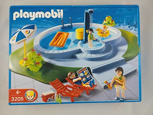 PLAYMOBIL® 3205 Swimmingpool - Spielfigur Spielsets mit einem detailreichen Swimmingpool, perfekt für kreative Spielmomente und fantasievolles Rollenspiel.