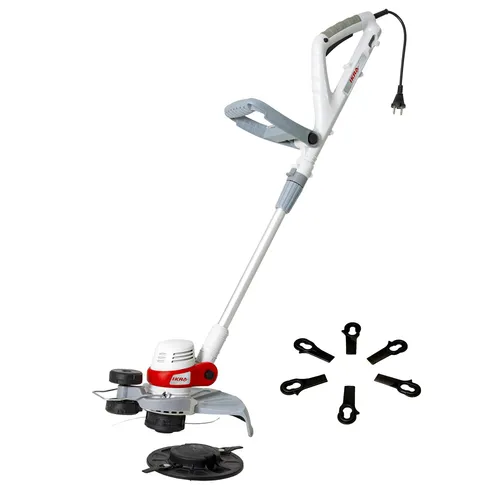 IKRA 2in1 Elektro Rasentrimmer IGT 650 D-TC mit TwinCut System - Rasentrimmer & Motorsensen mit 650W Leistung und patentiertem TwinCut System. Ideal für präzise Rasenpflege an Mauern und Kanten, ergonomisch und vielseitig einsetzbar.