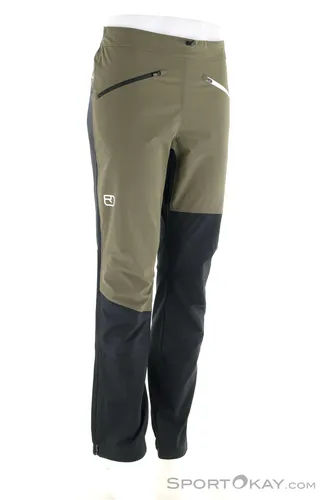 Ortovox Punta Berrino Pants Men Dark Wild Herbs (XL) - Wanderhose für anspruchsvolle Skitouren, leicht und robust, mit atmungsaktivem Merino Airsolation für optimale Bewegungsfreiheit und Komfort.
