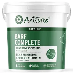 AniForte BARF Complete 1 kg - Artgerechte Ernährung für Hunde - Tiergesundheit: Natürliche Rundumversorgung für Hunde ab 16 Wochen, reich an Mineralstoffen und Vitaminen, ideal als BARF Zusatz für eine ausgewogene Rohfütterung.