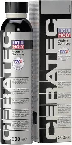 LIQUI MOLY Cera Tec Öladditiv 300 ml - Motoröladditiv mit Keramikverschleißschutz für Benzin- & Dieselmotoren, sorgt für mehr Laufruhe, geringere Reibung und weniger Kraftstoffverbrauch.