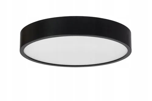 STOLARNIA PIKA Runde Holz Deckenlampe LEJA Schwarz 3xE27 (∅47 cm) - Moderne Deckenleuchte aus hochwertigem Kiefernholz und Glas. Sie sorgt für eine gemütliche Atmosphäre in jedem Raum. Ideal für Wohnzimmer, Schlafzimmer und Küche – kombinierbar mit weiteren Modellen der Kollektion.