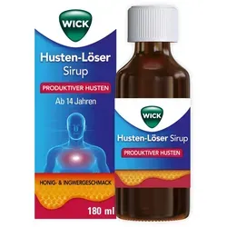 WICK Husten-Löser Sirup mit Guaifenesin 180 ml