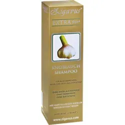Zigavus Knoblauch Extra Plus Haar Shampoo 450ml - Shampoo gegen Haarausfall, geruchsneutral und ideal für alle Haartypen. Fördert gesundes Haarwachstum mit Beta-Carotin, Zink und Calcium.