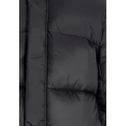JACK & JONES Herren Jcounion Long Puffer Jacket Sn in Schwarz - Stylischer Parka für Jugendliche mit abnehmbarer Kapuze, ideal für kühle Tage und vielseitig kombinierbar.