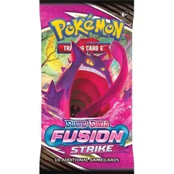 Pokémon Fusion Strike Booster Pack (Englisch) - Entdecke die spannende Welt von Pokémon mit dem Fusion Strike Booster Pack! Enthält 10 Karten für unvergessliche Spielmomente und strategische Kämpfe.