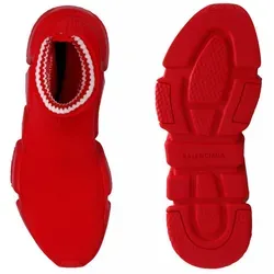 Balenciaga X Speed LT Knit High Top Socken Schuhe Trainers Sneaker Hergestellt in Italien, bekannt für höchste Qualität rot 37 EU