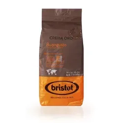 BRISTOT CAFFÈ Crema Oro Buongusto Espressobohnen 1 kg – Voller Genuss - Entdecken Sie die ausgewogene Bar-Mischung Crema Oro von Bristot: voller Körper, üppige Crema und mildes Geschmacksprofil – ideal für Espresso, Cappuccino und Latte Macchiato.