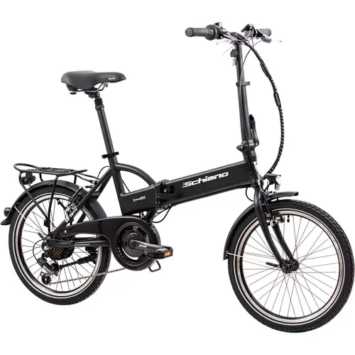 Schiano E-Sky E-Bike Klapprad 20 Zoll – Kompakt und Kraftvoll - E-Bike Klapprad mit 280Wh Akku, ideal für Stadtfahrten und öffentliche Verkehrsmittel. Faltbar, 7 Gänge und bis zu 65 km Reichweite – bequem für Personen von 150 bis 180 cm.