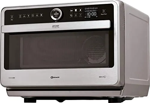 Bauknecht Jet Chef MW 179 IN Edelstahl 5in1-Multifunktionsmikrowelle - Mikrowelle mit 33 L Garraum, 5 Funktionen inklusive Dampfgar- und Crisp-Funktion für vielseitiges Kochen. Ideal für kreative Küchenliebhaber!