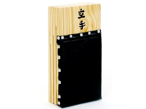 BAY-Sports Boxsack Makiwara Wandschlagpolster Japan Style - Boxen, hochwertiges Kunstleder und Schaumstoffpolsterung für optimale Stoßdämpfung und Langlebigkeit, ideal für intensives Training.