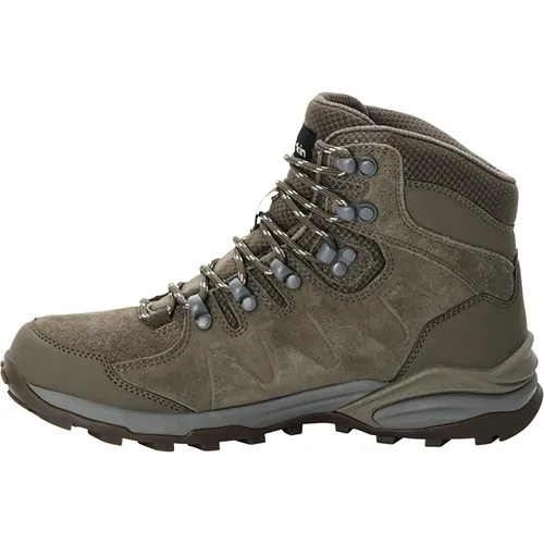 Jack Wolfskin Damen Refugio Texapore MID W Wanderschuh, Chestnut, 40.5 EU - Wanderschuhe für Damen, wasserdicht und atmungsaktiv, ideal für anspruchsvolle Wanderungen und Outdoor-Abenteuer.