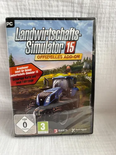 Landwirtschafts-Simulator 15: Offizielles Add-On - Simulation für PC, erweitere dein Spielerlebnis mit neuen Fahrzeugen und Funktionen in diesem beliebten Landwirtschafts-Simulator.