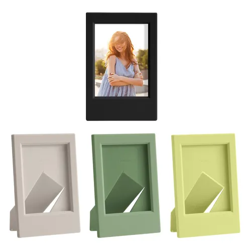 4x Mini Bilderrahmen - Fotorahmen für Sofortbildkamera Fotos - Bilder Rahmen