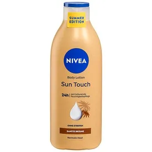 NIVEA Sun Touch SANFTE BRÄUNE Bodylotion 400 ml - Hautpflege Bodylotion für sanfte Bräune, mit feuchtigkeitsspendenden Eigenschaften für ein geschmeidiges Hautgefühl.