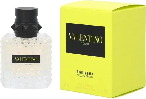 Valentino Donna Born In Roma Yellow Dream Eau de Parfum 30 ml - Eau de Parfum mit blumiger Haute-Couture-Komposition, verziert mit legendärer Valentino-Niete und frischem Moschusakkord für einen eleganten Duft.