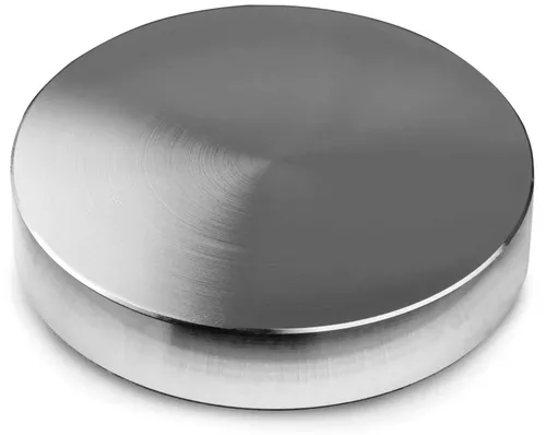 Pro-Ject Record Puck PRO, Schallplattengewicht mit Nickel-Finish - Optimales Plattenspielerzubehör zur Verbesserung der Klangqualität. Reduziert Resonanzen und schützt das Label dank Filzauflage. Ideal für alle Plattenspieler!