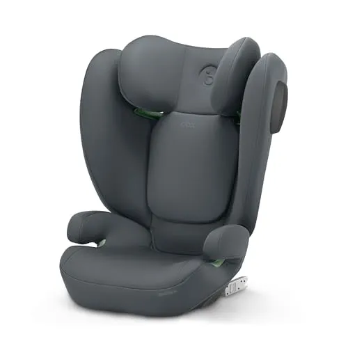Cybex Solution B3 I-fix Kindersitz Grau - Höchste Sicherheit für Ihr Kind - Kindersitz mit ISOFIX Connect, fortschrittlichem Seitenaufprallschutz und 12-fach höhenverstellbarer Kopfstütze für Kinder von 3.5 bis 12 Jahren. Einfach zu reinigen für mehr Hygiene.