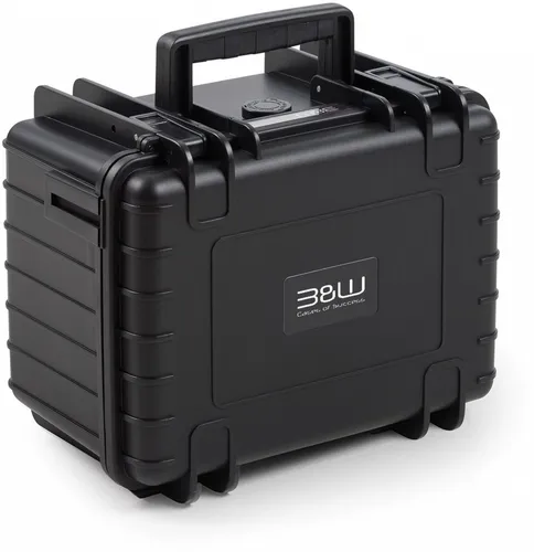 B W International B W Transportkoffer Outdoor für DJI Mini 4 Pro - Type 2000 Schwarz, wasserdicht nach IP67, staub- und bruchsicher für optimalen Schutz deiner Drohne