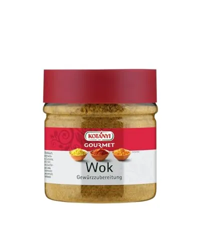 Kotanyi Gourmet Wok Gewürzzubereitung | speziell für Wok-Gerichte, feinste Gewürze und Gemüse, ca. 315g 400 ml