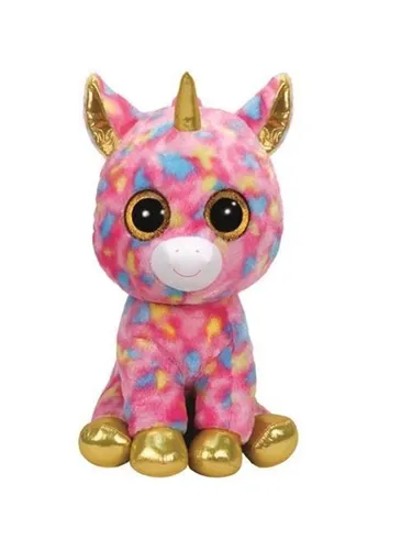 Ty Beanie Boo XL Einhorn - Fantasie (42 cm) - Großes Plüschtier aus der beliebten Beanie Boo Reihe, ideal zum Kuscheln und Spielen für Kinder jeden Alters.