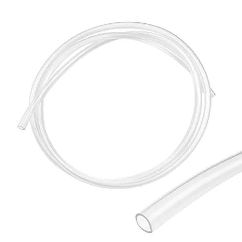 oupados 1M PVC Schlauch Benzinschlauch Transparent Wasserschlauch Zum Transport von Flüssigkeiten und Gasen,Transparent und Flexibel (Innendurchmesser x Außendurchmesser: 8 mm x 10 mm)