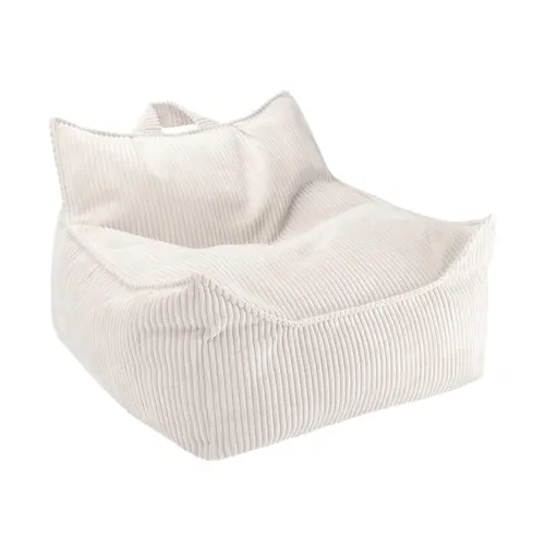 Wigiwama Sitzsack Marshmallow für Kinder - Der Wigiwama Sitzsack in Marshmallow-Optik bietet Gemütlichkeit und Flexibilität. Ideal zum Spielen, Entspannen oder Lesen – perfekt für kleine Abenteuer. Leicht zu reinigen und nachhaltig produziert.
