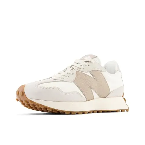 New Balance 327 Leder-Sneaker in Grau, Größe 45 EU - Die New Balance 327 Leder-Sneaker im Vintage-Stil bieten hohen Tragekomfort und ein markantes Design. Ideal für einen entspannten Alltagslook, dank gepolstertem Schaftrand und griffiger Sohle.
