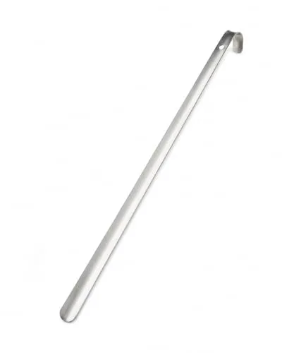 Bayli 80cm Schuhlöffel aus Edelstahl | Schuhanzieher Extra Lang | Schuhanziehhilfe aus Metall | Stabile Ausführung | Metallschuhlöffel mit Lochung zum Aufhängen