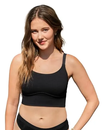 SugarShape Freeda Bustier – Unwattiert und bügellos - Bequemer Bustier ohne Bügel und Verschluss, nahtlos für höchsten Komfort. Maschinenwaschbar und ideal für sportliche Outfits.