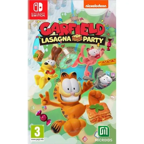 Garfield Lasagna Party - Nintendo Switch - Spaßiges Partyspiel für die ganze Familie, ideal für gesellige Spielabende auf der Nintendo Switch.